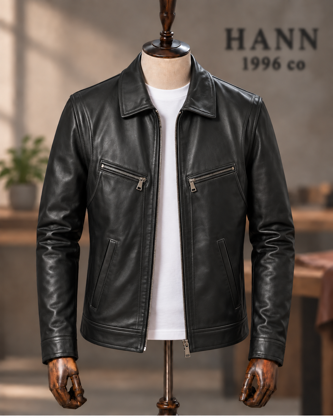 HANN Urban Lambskin Jacket – Black