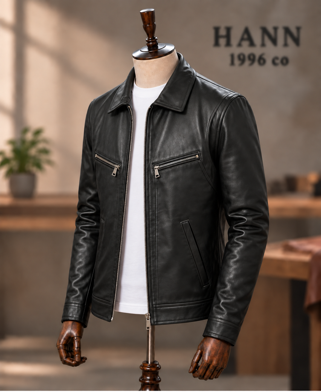 HANN Urban Lambskin Jacket – Black