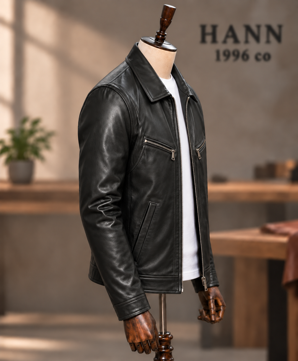 HANN Urban Lambskin Jacket – Black