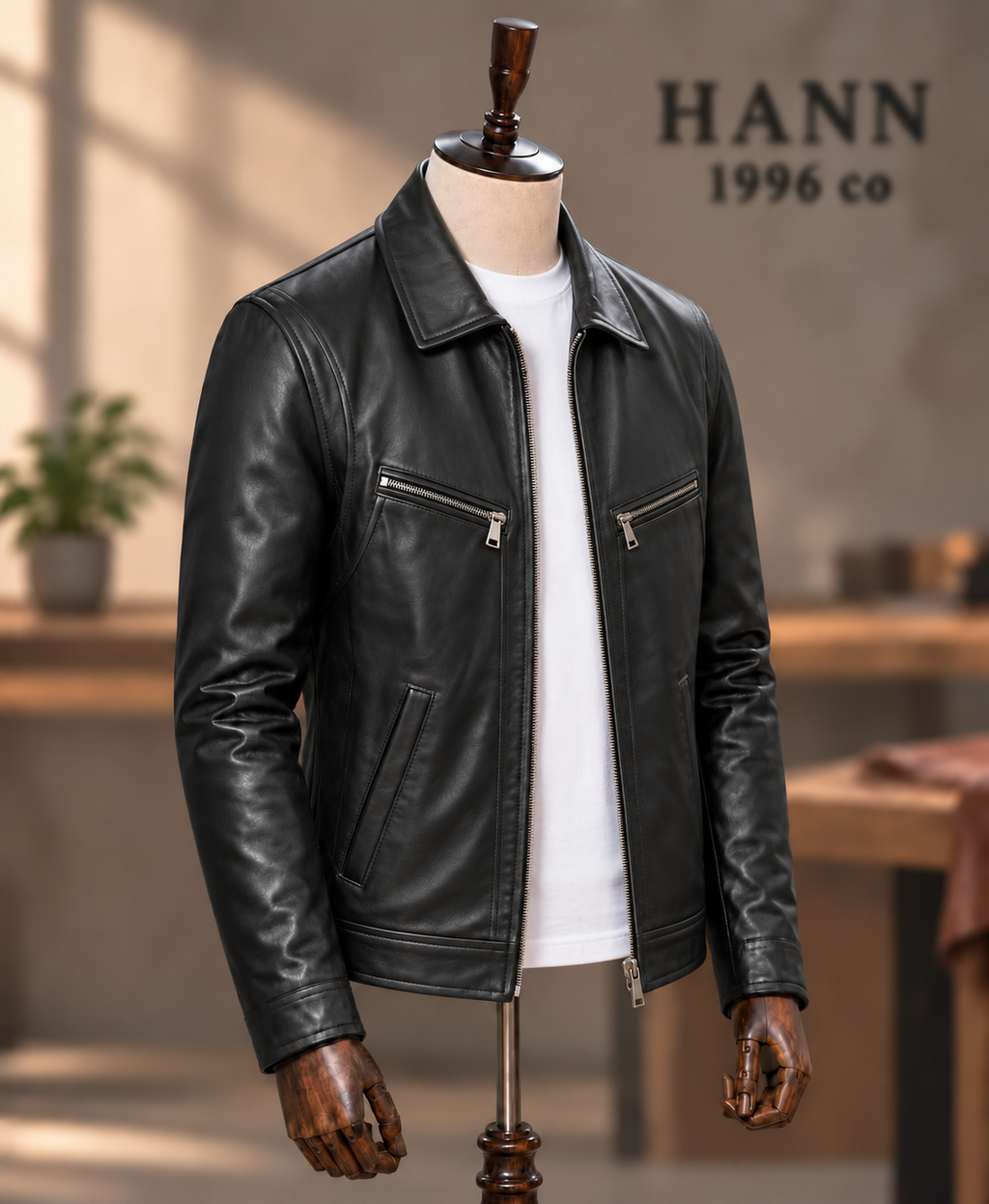 HANN Urban Lambskin Jacket – Black
