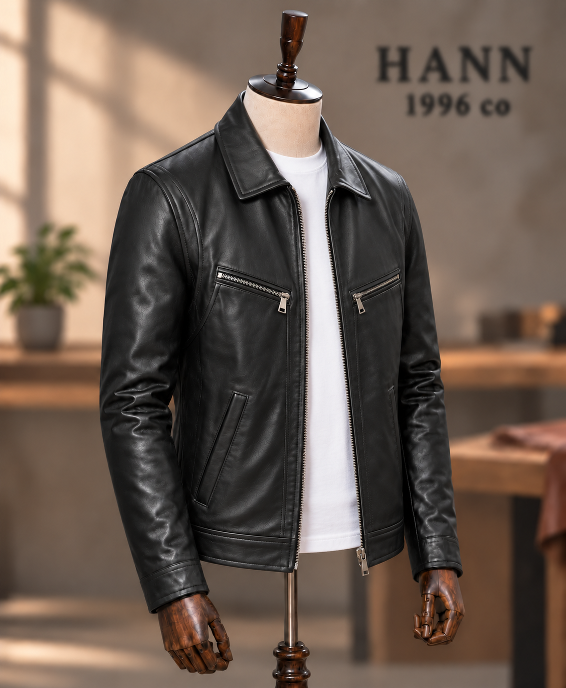 HANN Urban Lambskin Jacket – Black