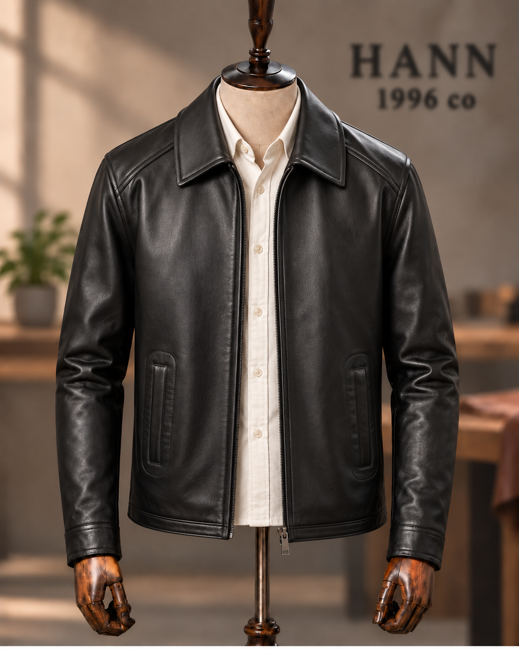 HANN Classic Lambskin Jacket – Black