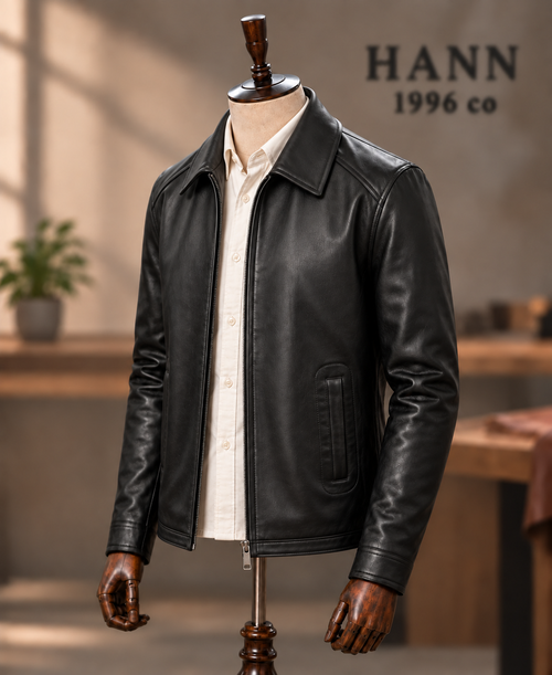 HANN Classic Lambskin Jacket – Black