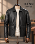 HANN Utility Lambskin Jacket – Black
