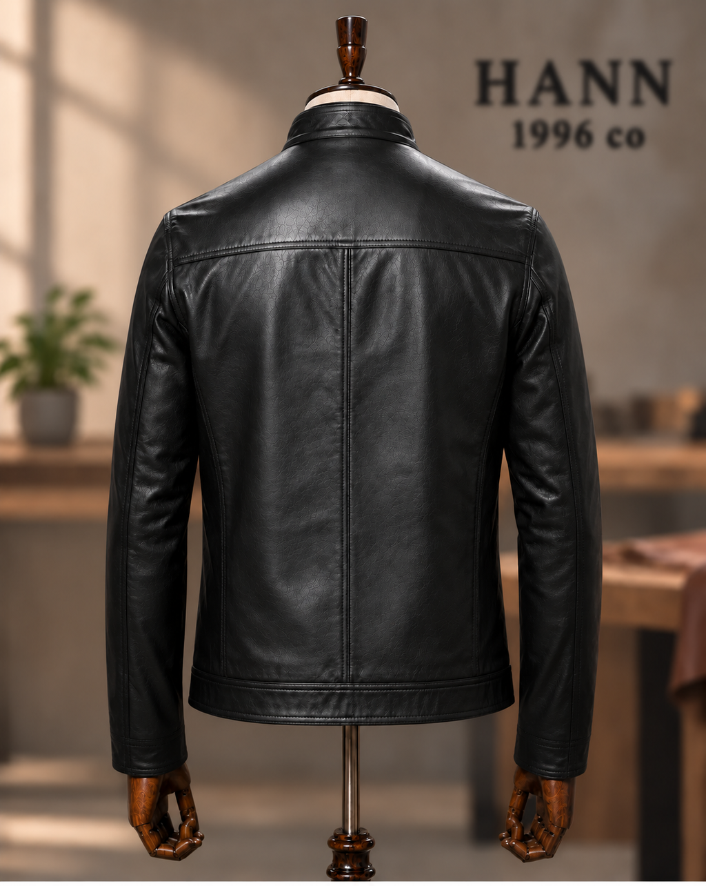 HANN Racer Lambskin Jacket – Black