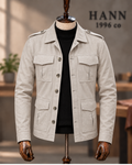 HANN Signature Safari Ivory ceket önden görünüm