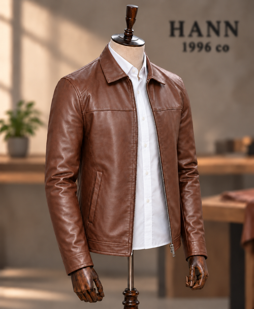 HANN Classic Cognac kuzu derisi ceket