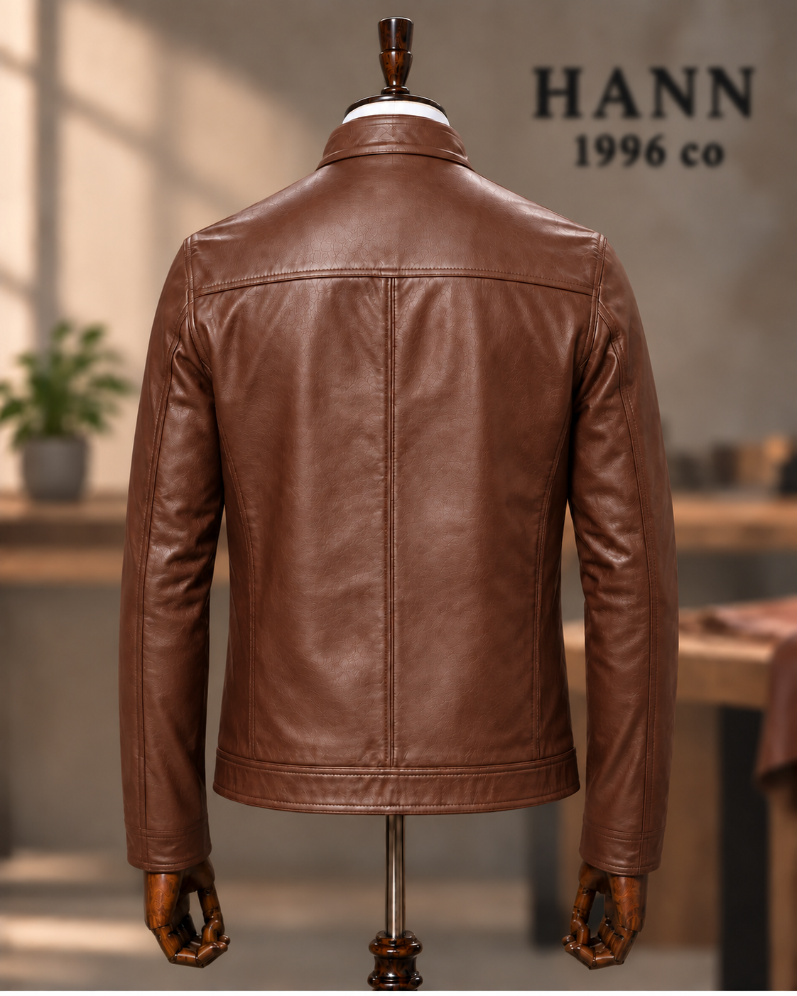 HANN Classic Cognac kuzu derisi ceket